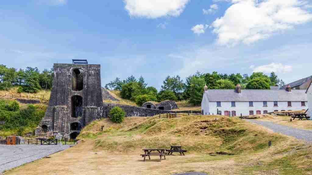 direct cremation in torfaen - Heritage Site Blaenavon Ironworks In Wales, Uk