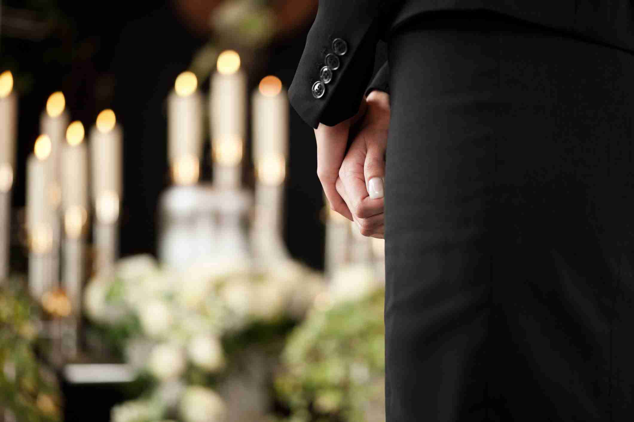 What Is the Cheapest Cremation in the UK - Woman At Funeral Mourning