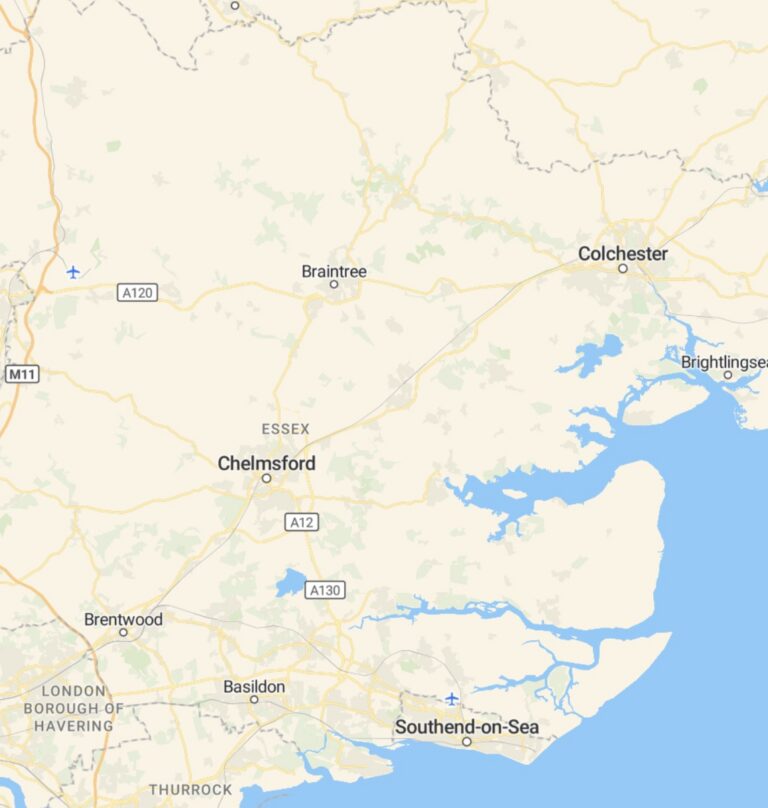 Best Direct Cremation in Essex - Map