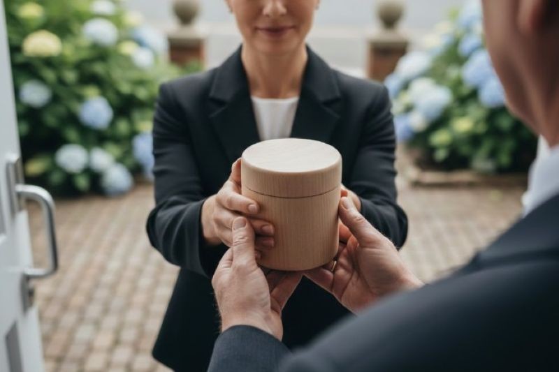 return of direct cremation ashes