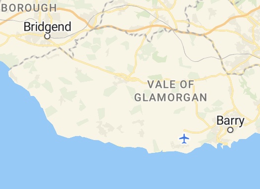 Best Direct Cremation in Vale of Glamorgan - map
