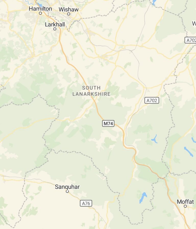 Best Direct Cremation in South Lanarkshire - map